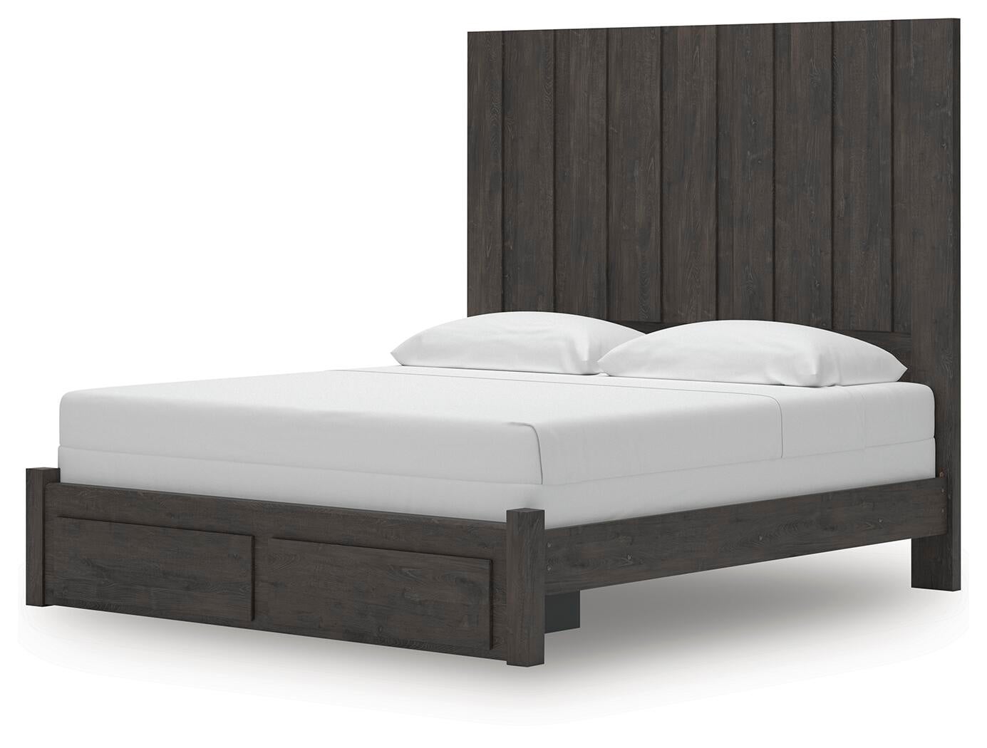 Parlayon  Panel Storage Bed, Dresser, Mirror, Chest And Nightstand
