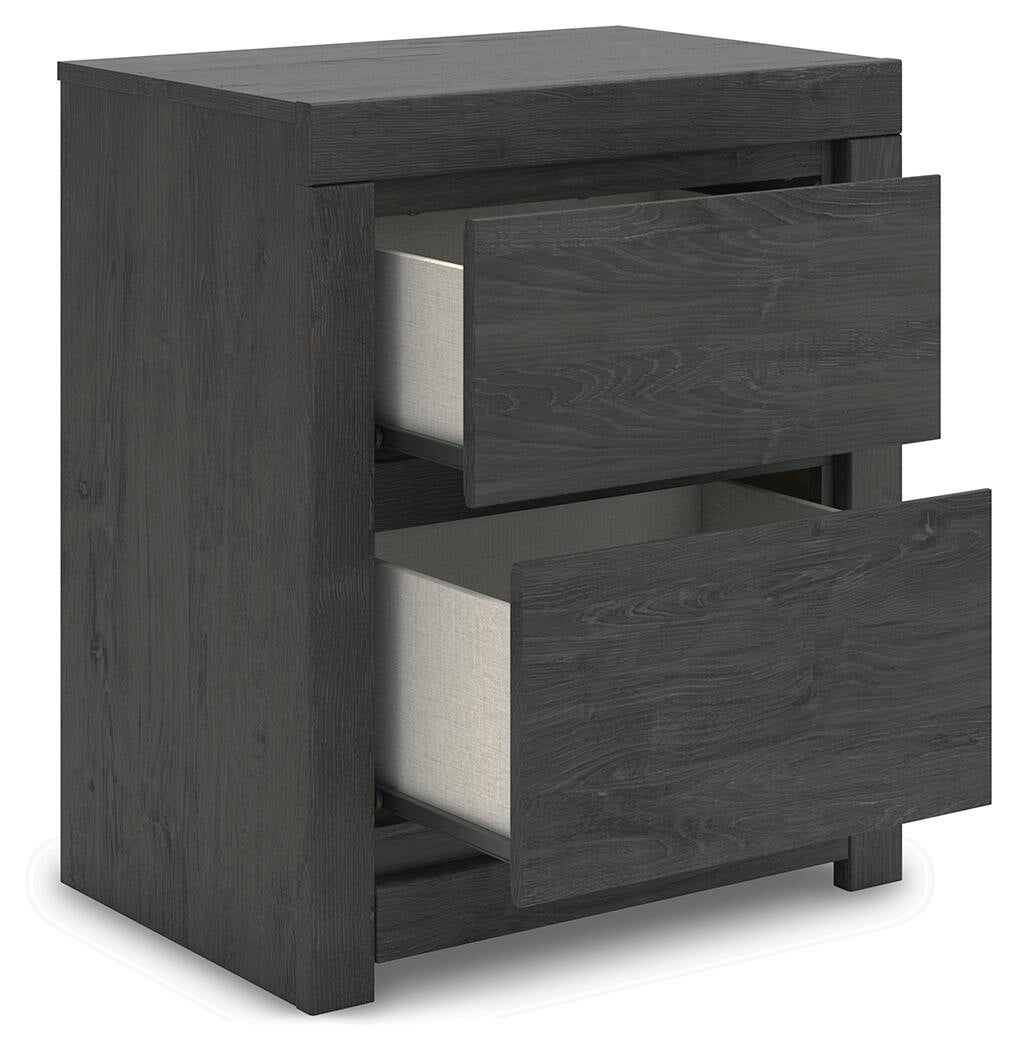Parlayon  Panel Storage Bed, Dresser, Mirror, Chest And Nightstand