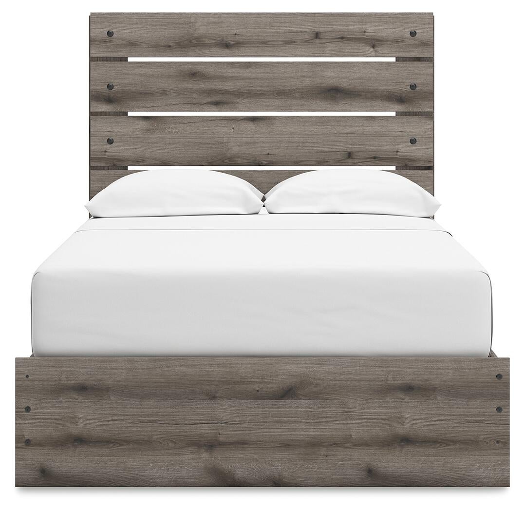 Graystorm  Panel Storage Bed, Dresser, Mirror And Nightstand