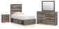 Urbanoore  Panel Bed With Storage, Dresser, Mirror And Nightstand