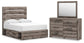 Urbanoore  Panel Bed With Storage, Dresser And Mirror