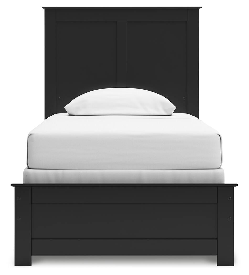 Maribel  Panel Bed, Dresser And Mirror