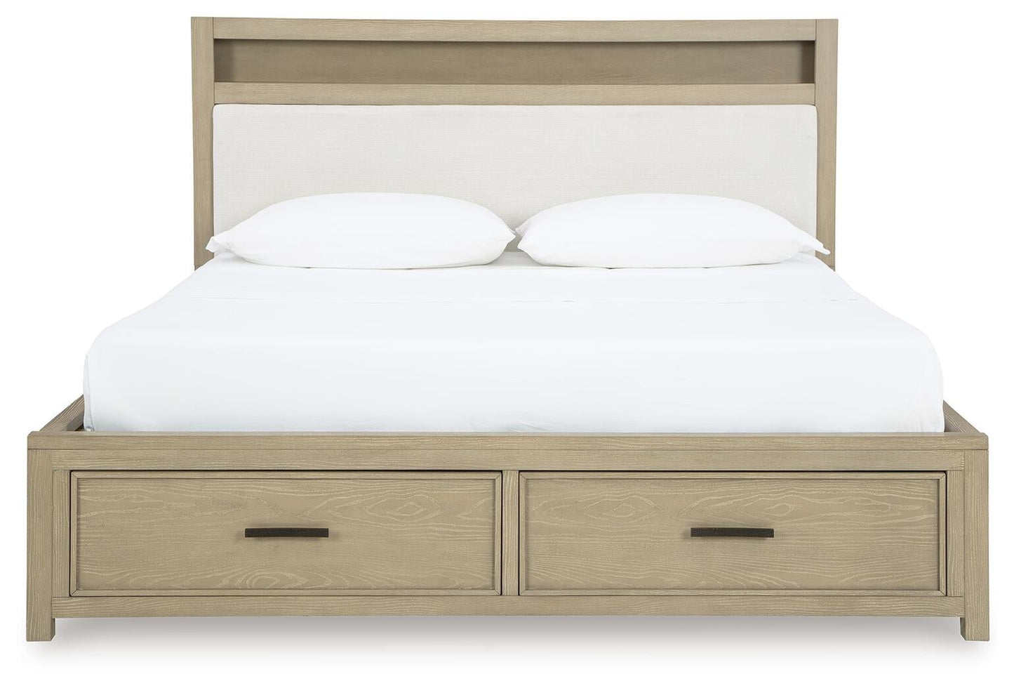 Calmoro California  Bookcase Bed With Mirrored Dresser