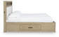 Calmoro California  Bookcase Bed With Mirrored Dresser