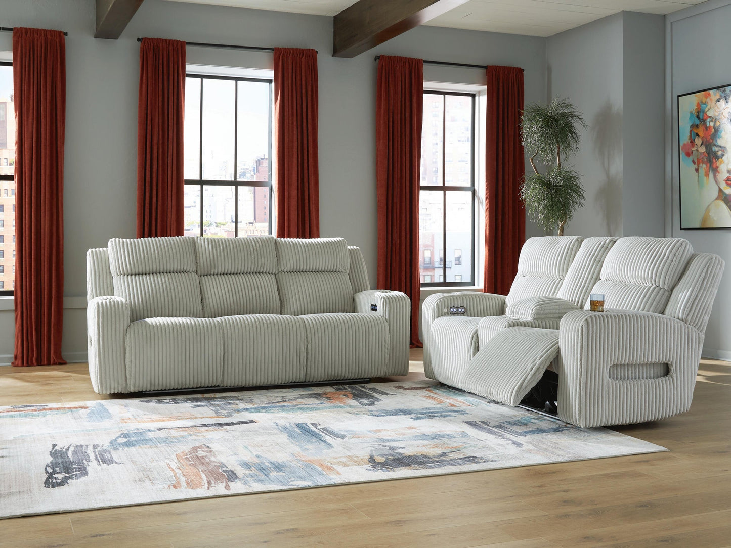 Brooke Sofa And Loveseat