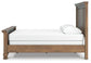 Vandenmore  Panel Bed With Mirrored Dresser