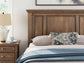 Vandenmore  Panel Bed With Mirrored Dresser