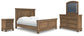 Vandenmore California  Panel Bed With Mirrored Dresser And Nightstand