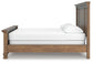 Feddinger California  Panel Bed With Mirrored Dresser