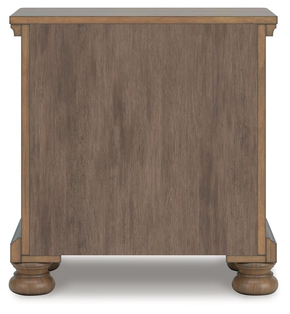 Feddinger  Panel Bed With Mirrored Dresser, Chest And Nightstand