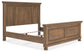 Vandenmore  Panel Bed With Mirrored Dresser And Nightstand