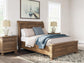 Vandenmore  Storage Sleigh Bed With Mirrored Dresser