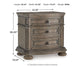 Ardenfield California  Upholstered Sleigh Bed, Dresser, Mirror And Nightstand