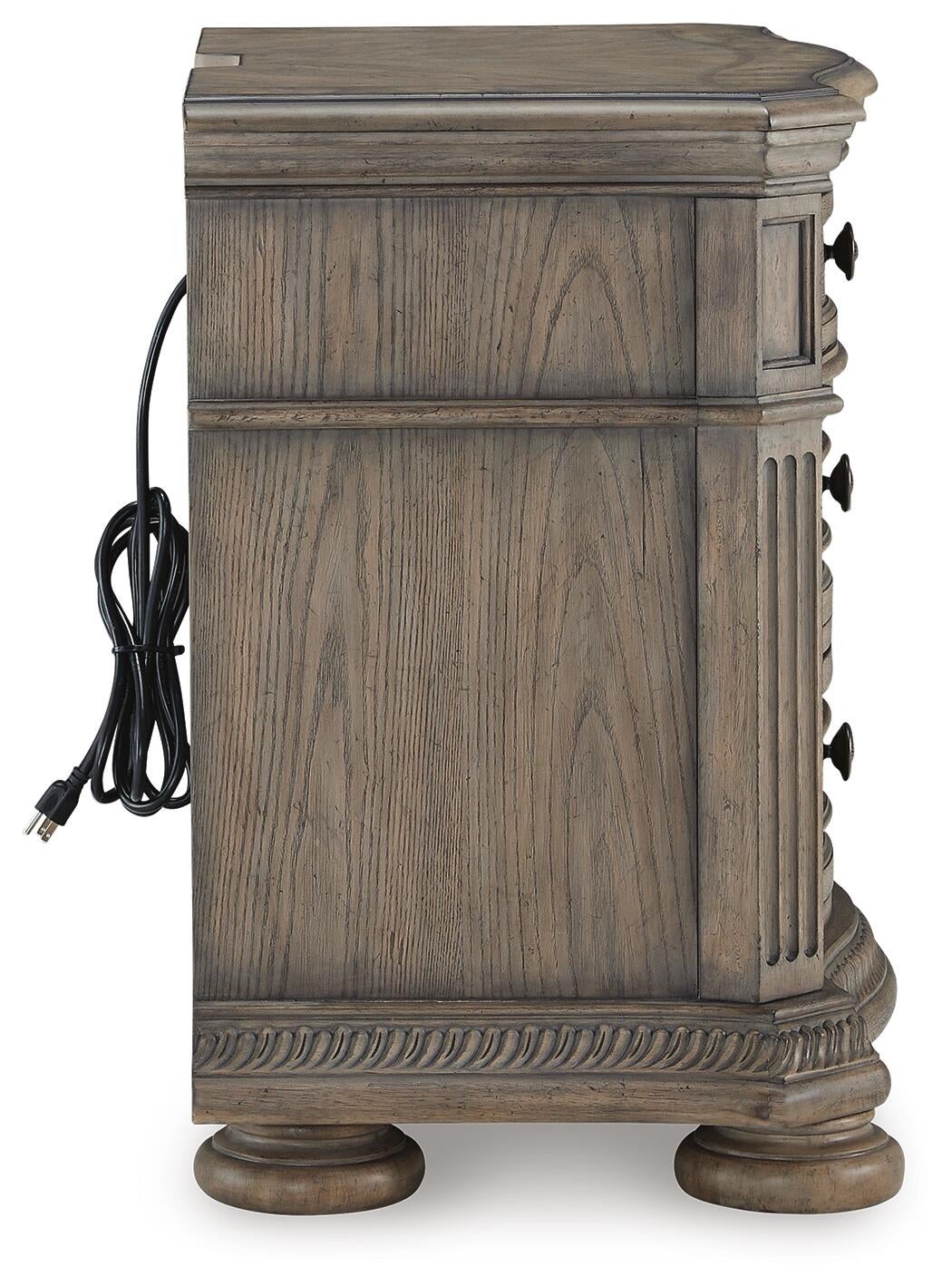 Ardenfield California  Upholstered Sleigh Bed, Dresser, Mirror And Nightstand