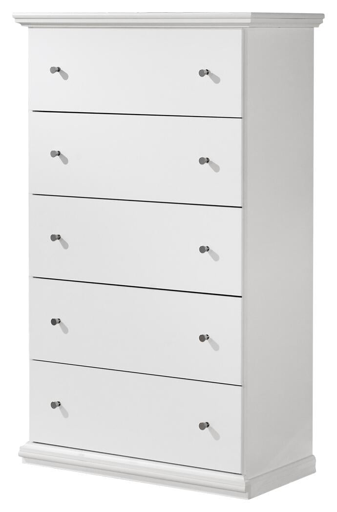 Bostwick Shoals  Panel Bed, Dresser, Mirror, Chest And Nightstand
