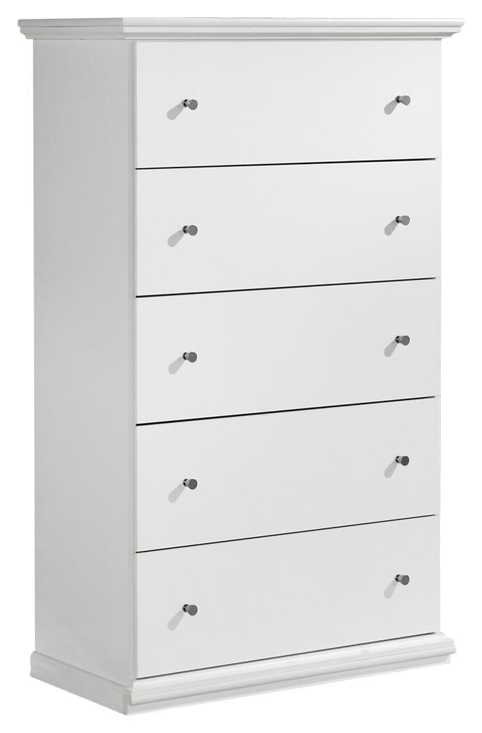 Bostwick Shoals  Panel Bed, Dresser, Mirror, Chest And Nightstand