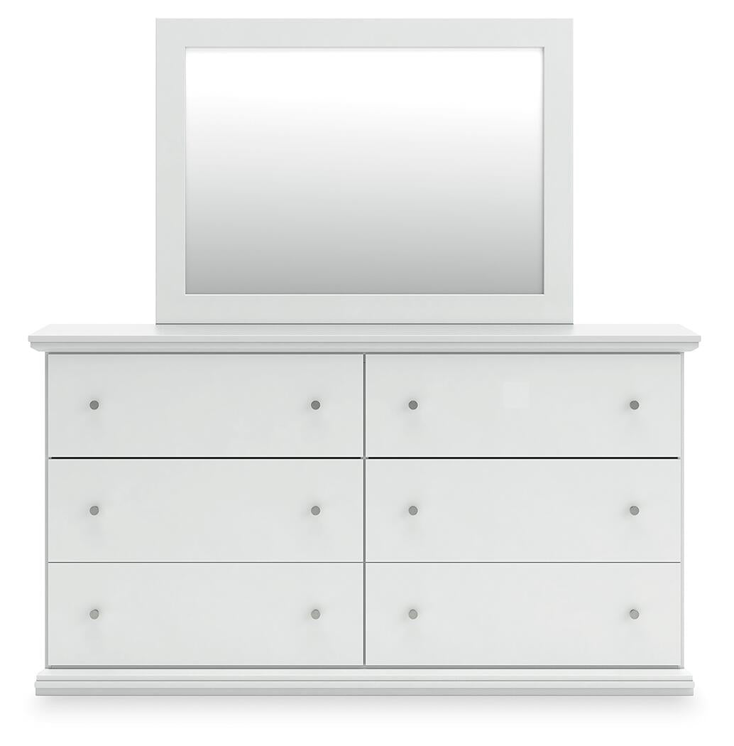 Bostwick Shoals  Panel Bed, Dresser, Mirror, Chest And Nightstand