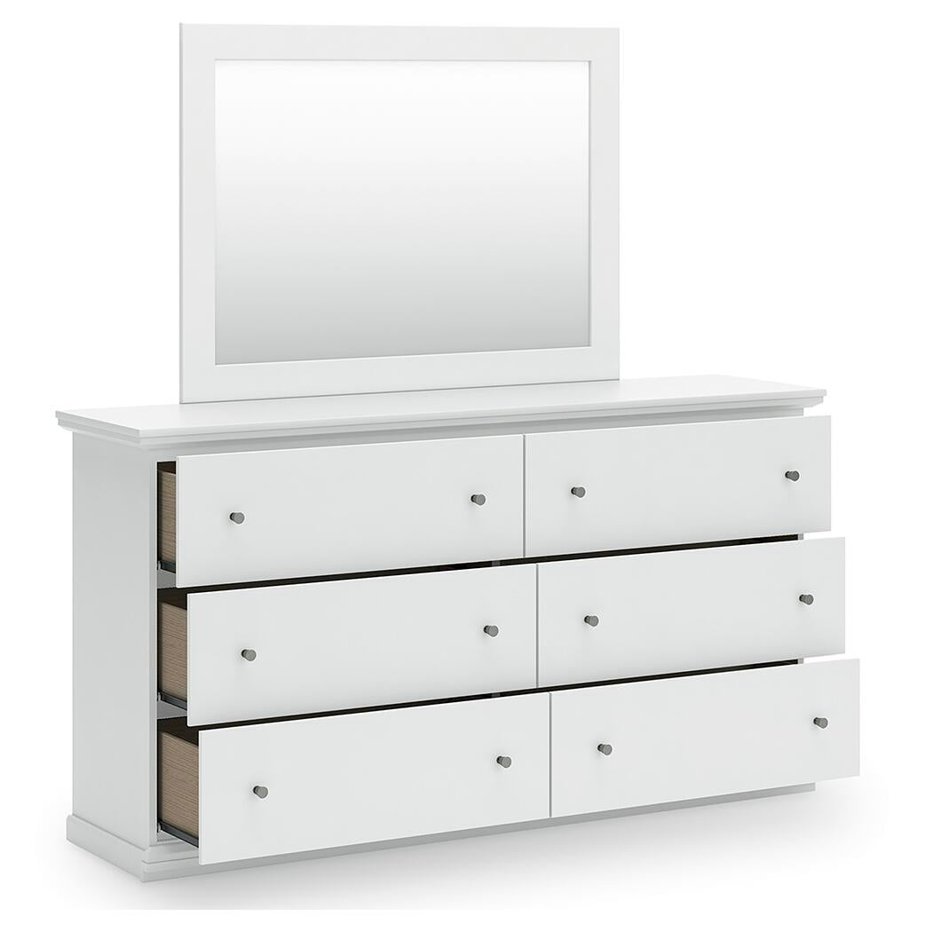 Bostwick Shoals  Panel Bed, Dresser, Mirror, Chest And Nightstand