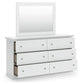 Bostwick Shoals  Panel Bed, Dresser, Mirror, Chest And Nightstand