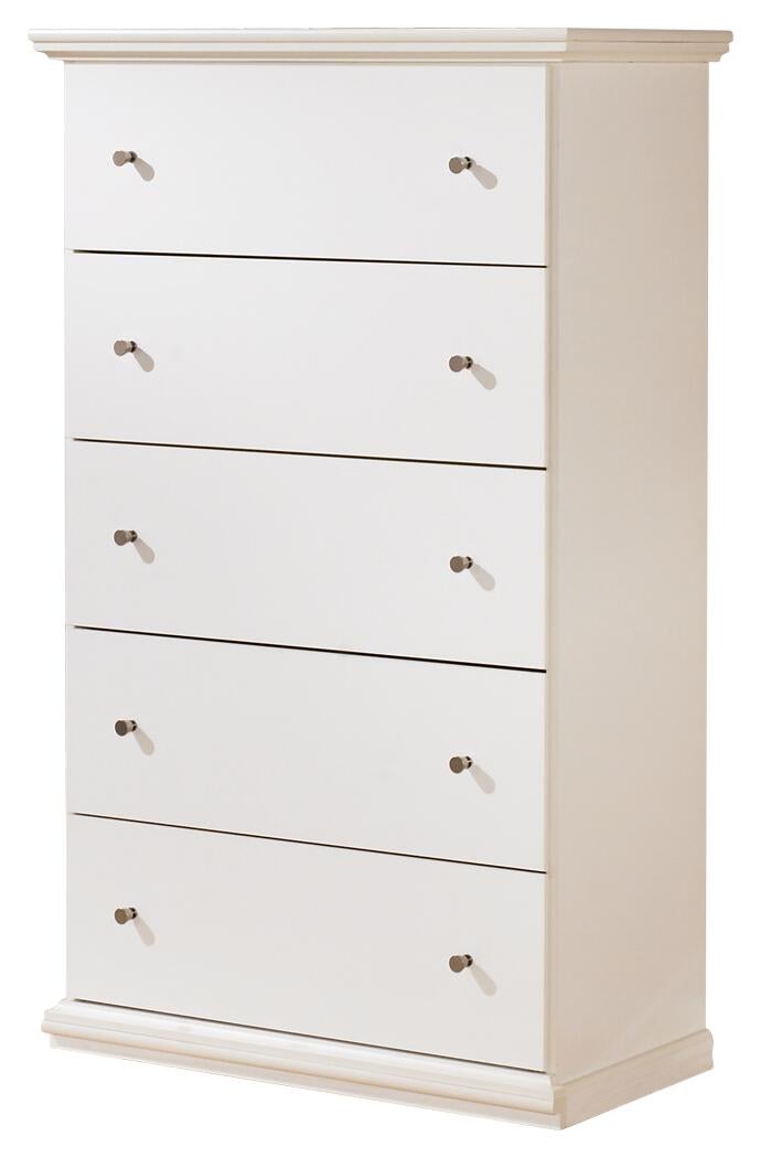 Bostwick Shoals  Panel Bed, Dresser, Mirror, Chest And Nightstand