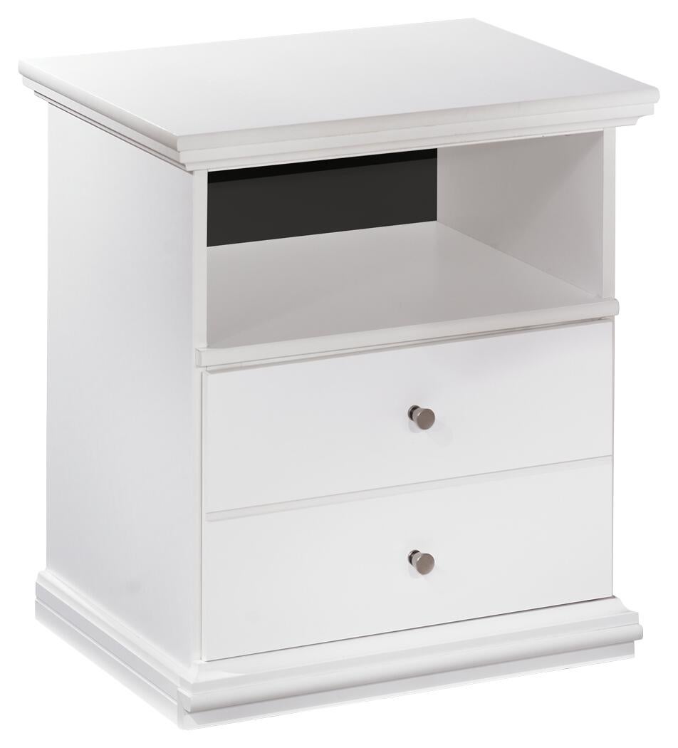 Bostwick Shoals  Panel Bed, Dresser, Mirror And Nightstand