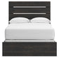 Delmorta  Panel Bed, Dresser And Mirror