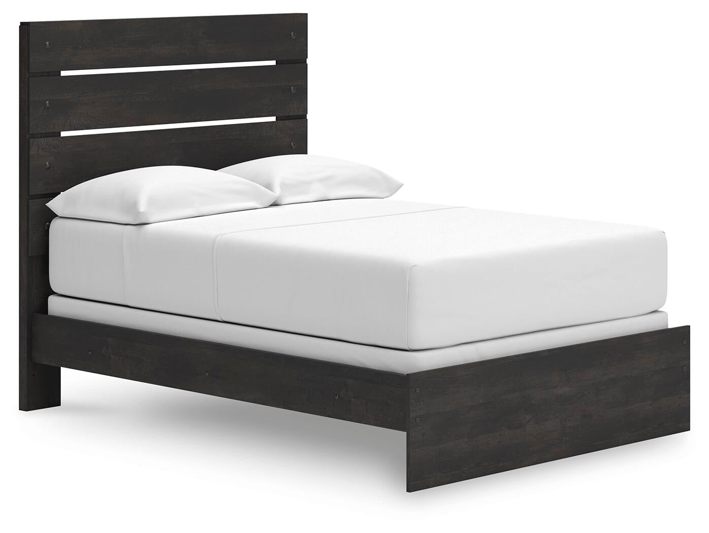Delmorta  Panel Bed, Dresser And Mirror