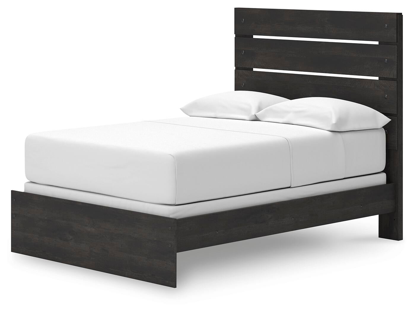 Delmorta  Panel Bed, Dresser And Mirror