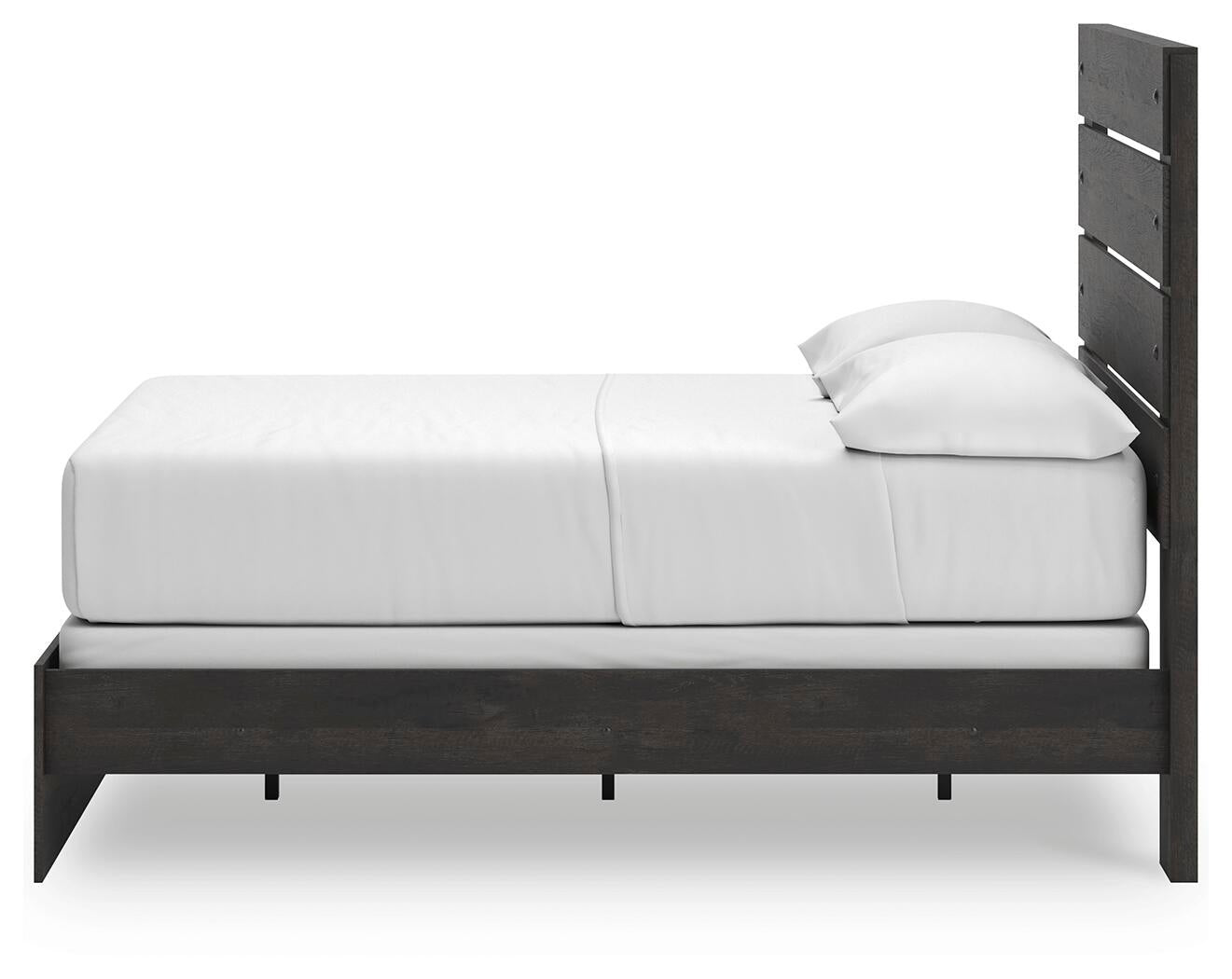 Delmorta  Panel Bed, Dresser And Mirror