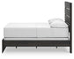 Delmorta  Panel Bed, Dresser And Mirror