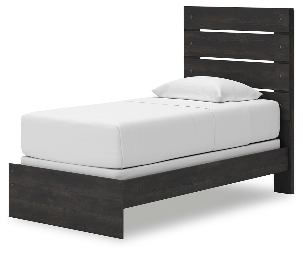 Delmorta  Panel Bed, Dresser And Mirror