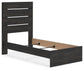 Delmorta  Panel Bed, Dresser And Mirror