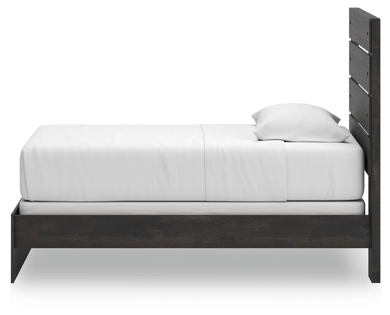 Delmorta  Panel Bed, Dresser And Mirror