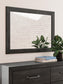 Delmorta  Panel Bed With Storage, Dresser And Mirror