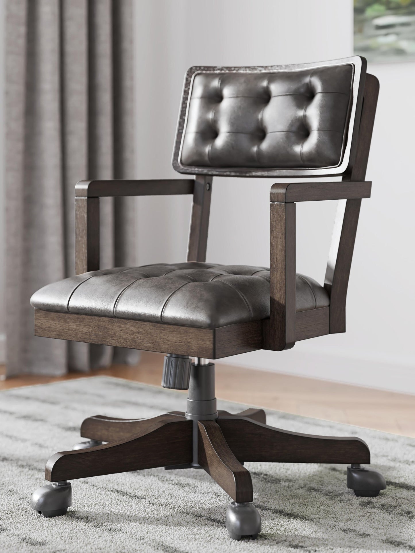 Brecton Home Office Desk With Chair