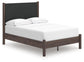 Cadmori  Upholstered Panel Platform Bed, Dresser, Mirror, Chest And Nightstand