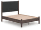 Cadmori  Upholstered Panel Platform Bed, Dresser, Mirror, Chest And Nightstand