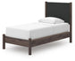 Cadmori  Upholstered Panel Platform Bed, Dresser, Mirror, Chest And Nightstand