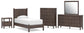 Cadmori  Panel Platform Bed, Dresser, Mirror, Chest And Nightstand