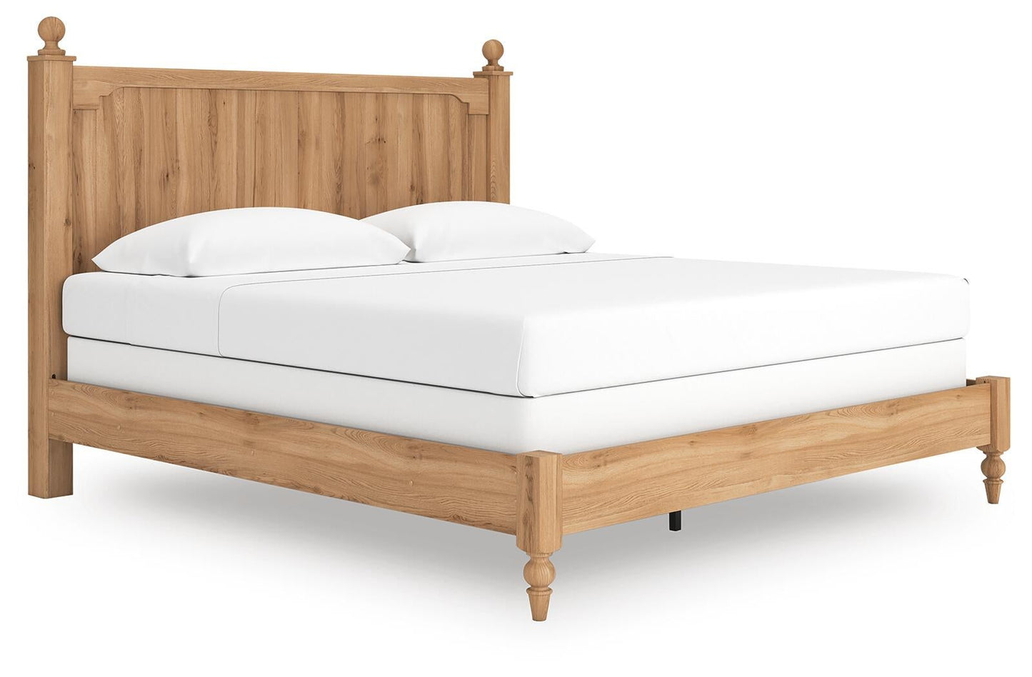Aleaport  Panel Bed With Mirrored Dresser