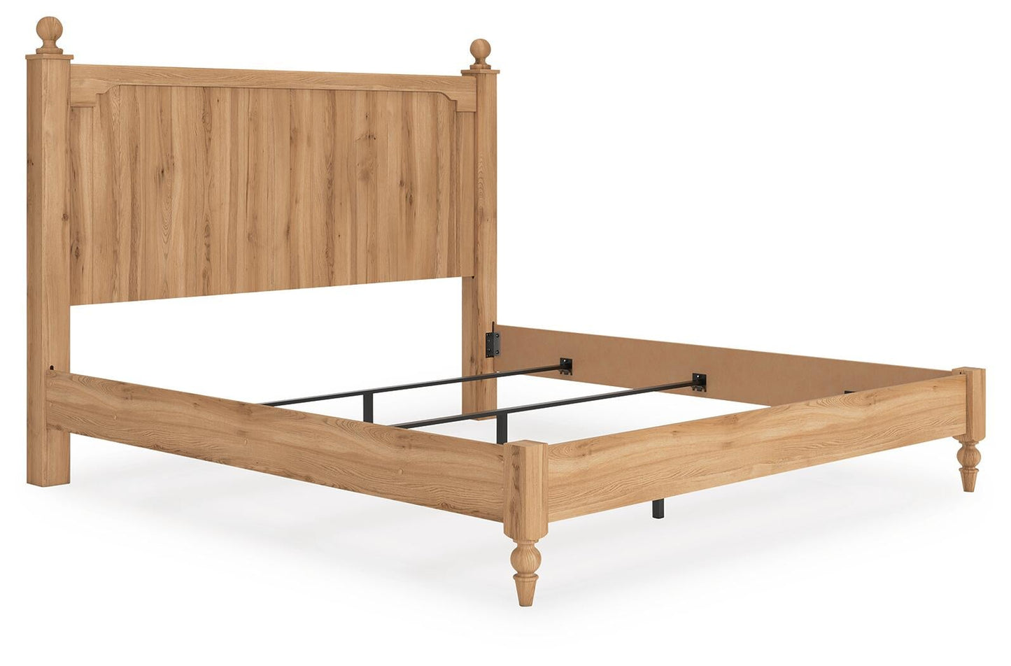 Aleaport  Panel Bed With Mirrored Dresser