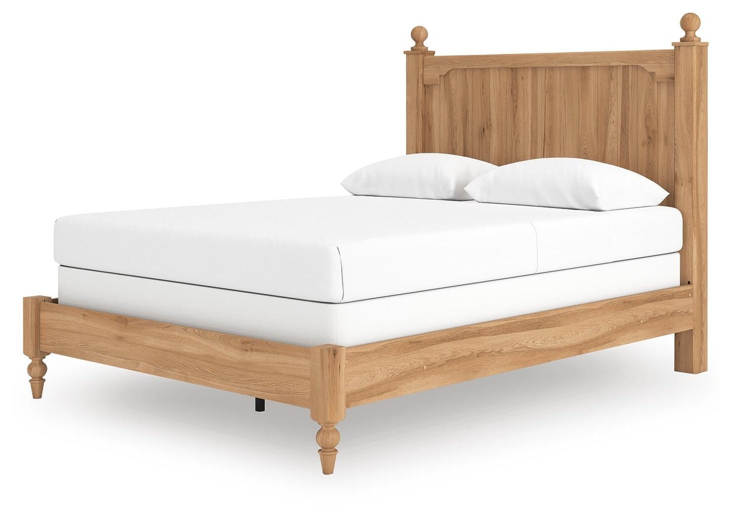 Aleaport  Panel Bed With Mirrored Dresser And Nightstand