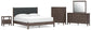 Cadmori  Upholstered Panel Platform Bed, Dresser, Mirror, Chest And Nightstand