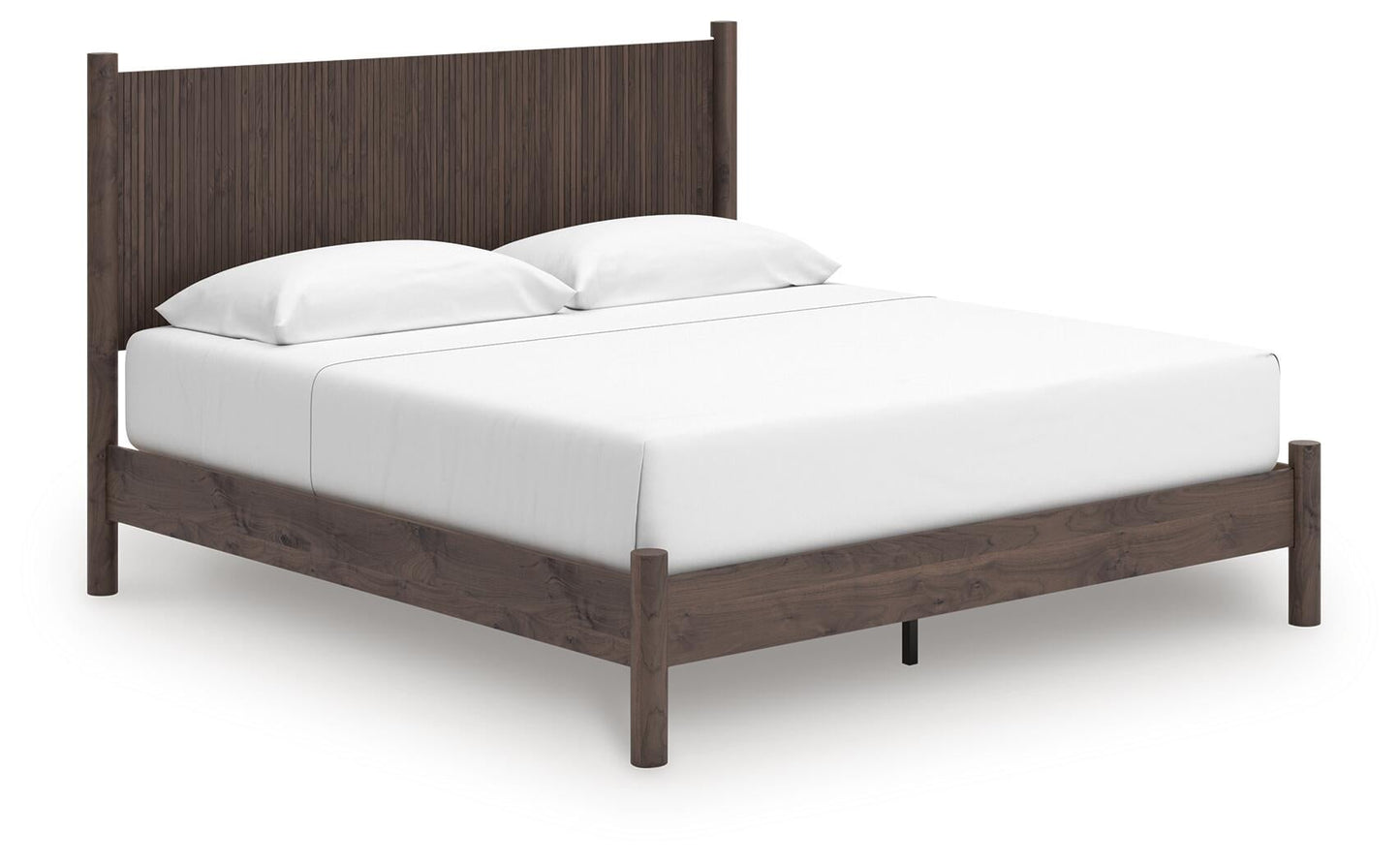 Cadmori  Panel Platform Bed, Dresser, Mirror, Chest And Nightstand