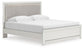 Birmonton  Upholstered Panel Platform Bed, Dresser, Mirror, Chest And Nightstand