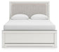Birmonton  Upholstered Panel Bed, Dresser, Mirror, Chest And Nightstand