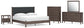 Cadmori  Upholstered Panel Bed, Dresser, Mirror, Chest And Nightstand