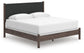 Cadmori  Upholstered Panel Bed, Dresser, Mirror, Chest And Nightstand