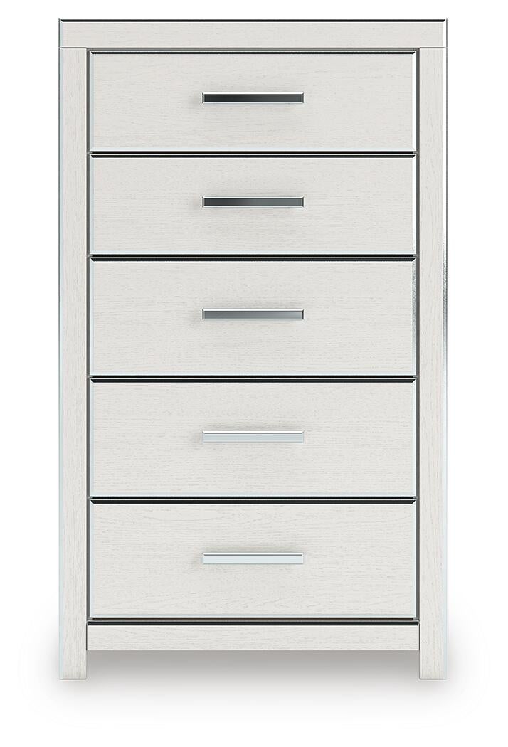 Birmonton  Upholstered Bed, Dresser, Mirror, Chest And Nightstand