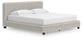 Birmonton  Upholstered Bed, Dresser, Mirror And Nightstand